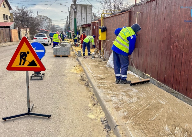 continua lucrarile de reamenajare a zonei pietonale de pe strada baba novac intre strada operei si strada soveja 6788fc3cbddc9