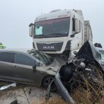 fotovideo accident rutier intre doua autoturisme si un camion in tulcea 6798a6764a586