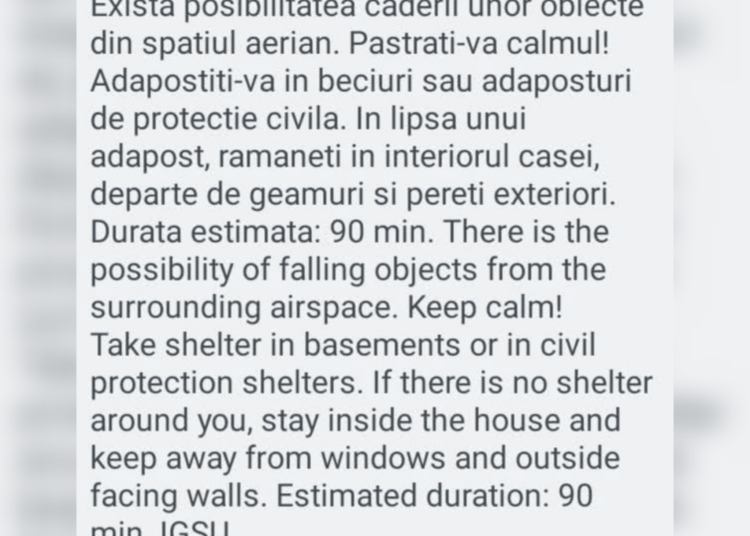 mesaj ro alert in tulcea exista posibilitatea caderii unor obiecte din spatiul aerian 679b218e1961e