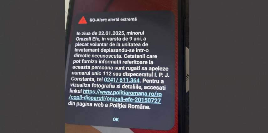 mesaj ro alert la constanta copil de 9 ani disparut de la scoala sunati la 112 daca il vedeti 679108d82041d