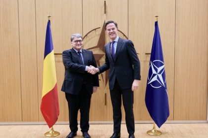 ministrul afacerilor externe al romaniei emil hurezeanu intrevedere cu secretarul general al nato mark rutte 67991ac356f50