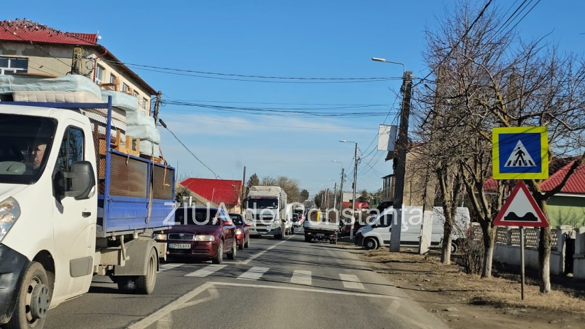 trafic ingreunat intre ciocarlia si cobadin judetul constanta fotovideo 679a13281f88f