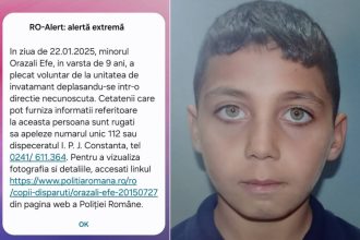 update mesaj ro alert un minor de 9 ani a plecat de la scoala si nu a ajuns acasa 679153b6d9a51