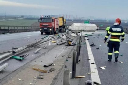 accident pe autostrada a10 in apropiere de localitatea unirea un barbat a murit 67a5db7184150