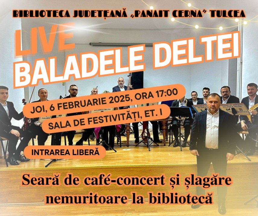 ansamblul baladele deltei sustin un concert la biblioteca judeteana panait cerna tulcea 67a1d6aa2cb05