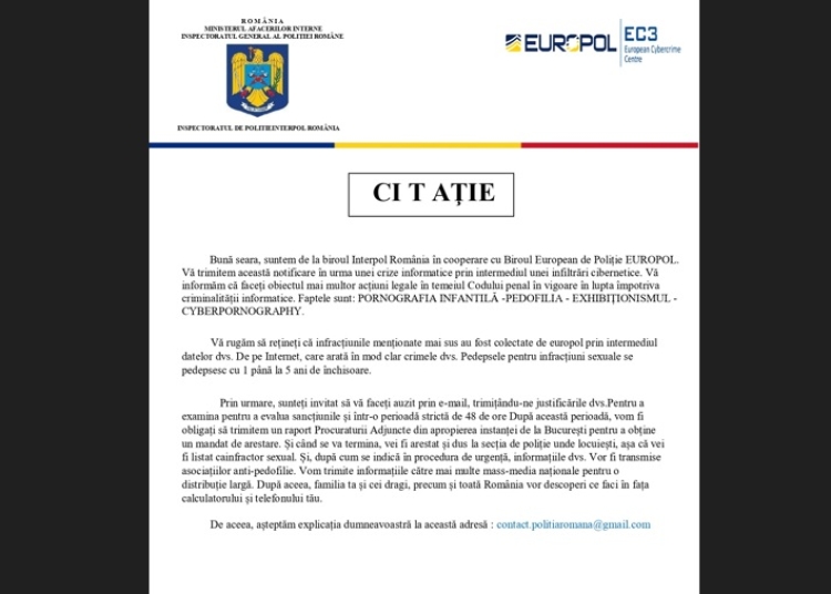 atentie constanteni au reaparut inselaciunile cu citatii false trimise pe e mail 67abcee2f3d07