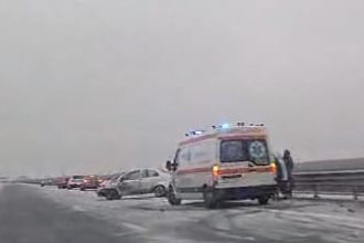 atentie soferi polei pe autostrada a2 bucuresti constanta si drumurile din judetul constanta doua evenimente rutiere cu mai multe masini implicate 67a74107bc48c