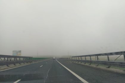 atentie soferi se circula in conditii de ceata pe autostrada a2 67bec4e13b0fe