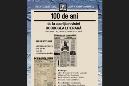 biblioteca judeteana ioan n roman constanta celebreaza 100 de ani de la aparitia revistei dobrogea literara 67a463429d7c3