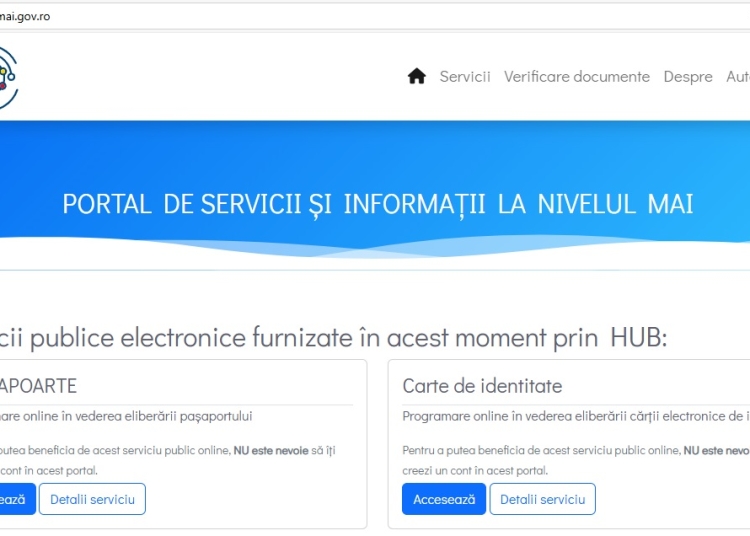 hub ul de servicii electronice al mai accesat de peste 22 de milioane de persoane ofera 13 servicii publice 679dfbb0c0b5f