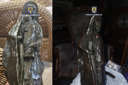 video statuie din bronz de 15 000 de euro furata din franta gasita la constanta o femeie a scos o la vanzare 67c18beb5aecb