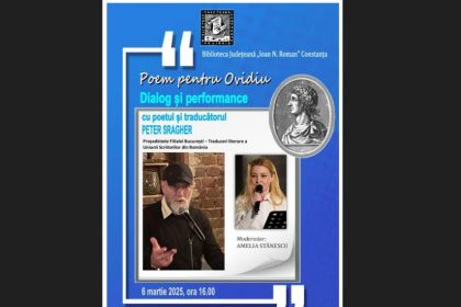 poetul si traducatorul peter sragher in vizita la biblioteca judeteana constanta dezbatere si performance cu tema poem pentru ovidiu 67c6b17b6622c