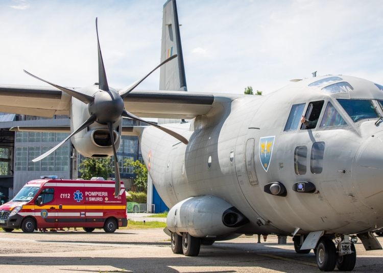 romania transporta patru raniti grav in incendiul din macedonia de nord in lituania cu o aeronava militara 67d8024c23c3c