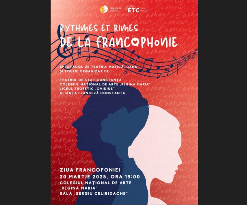 teatrul de stat constanta celebreaza ziua internationala a francofoniei cu spectacolul rythmes et rimes de la francophonie ritmuri si rime ale francofoniei 67d863ba31e61